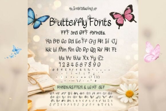 Butterfly: A Whimsical Font for Creative Projects