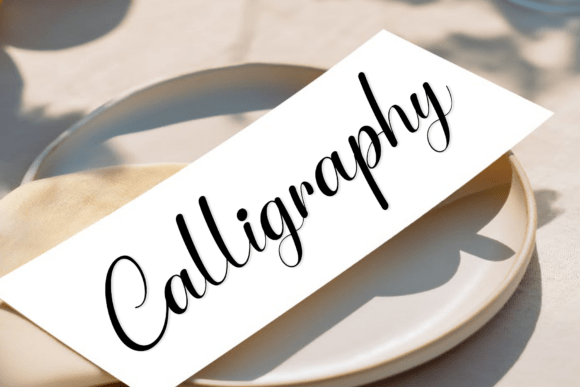 Calligraphy: A Font That Balances Artistic Expression with Professional Polish