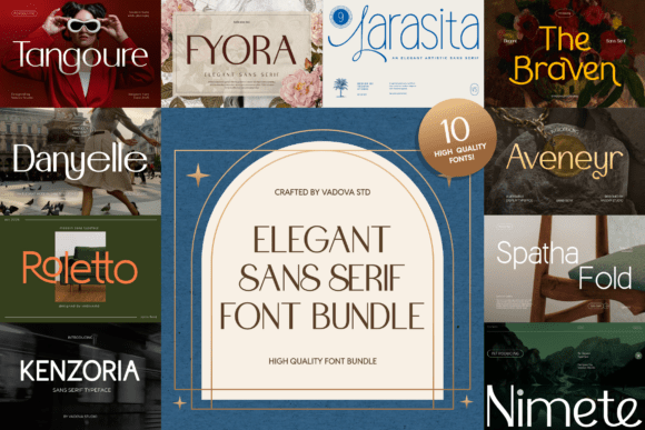 Elevating Your Design Aesthetic with the Elegant Sans Serif Bundle
