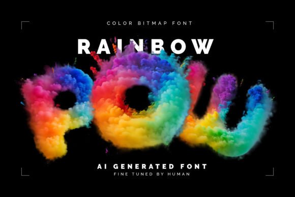 Rainbow Pow: A Dynamic Color Font for Modern Creators