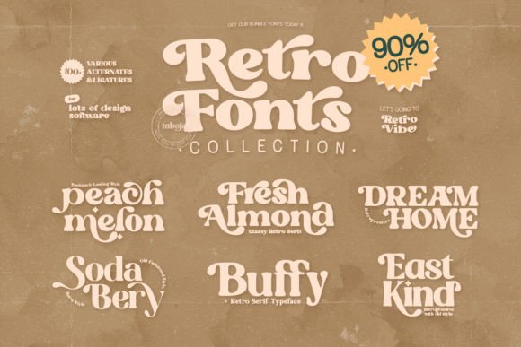 Retro Fonts Collection: A Curated Toolkit for Timeless Design