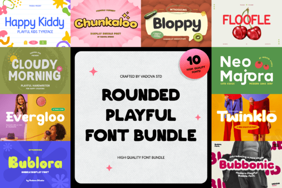 Rounded Playful Fonts: Designing with Warmth and Approachability