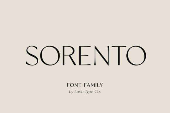 Sorento Regular: A Typeface for Timeless Design