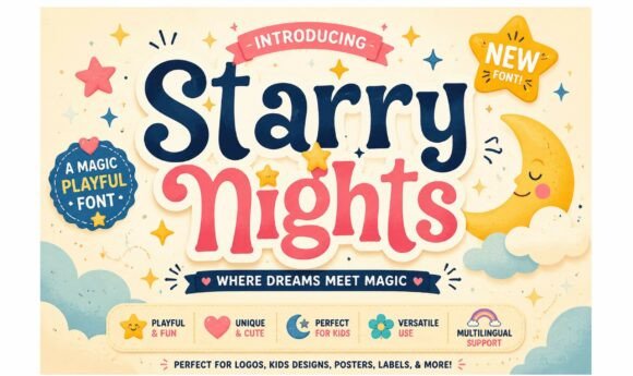 Starry Nights Font: Adding Magic to Creative Projects