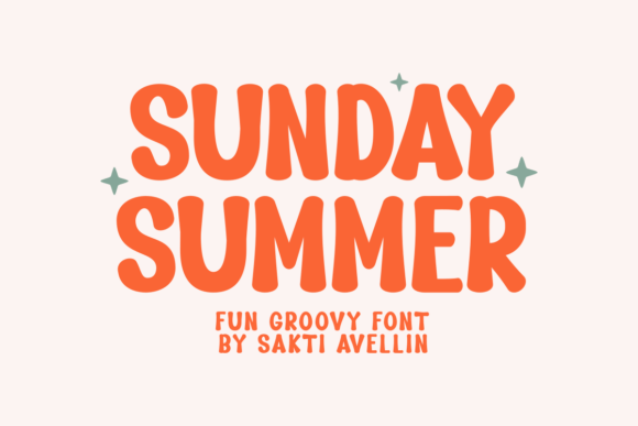 Sunday Summer: Mastering the Art of Playful Retro Typography
