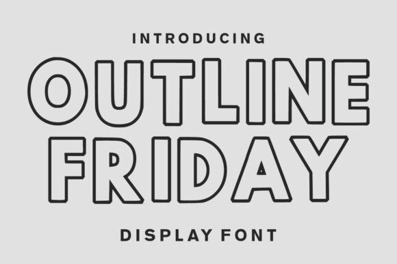 The Visual Impact of Outline Friday in Modern Design