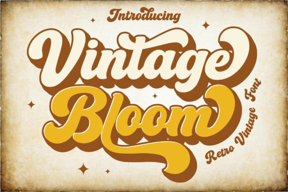 Understanding Vintage Bloom: A Guide to This Retro Script Font