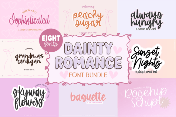 Unlocking the Dainty Romance Script Bundle for Your Designs