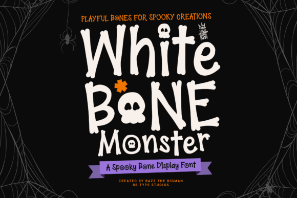 Whitebone Monster: A Typeface for Unforgettable Halloween Design