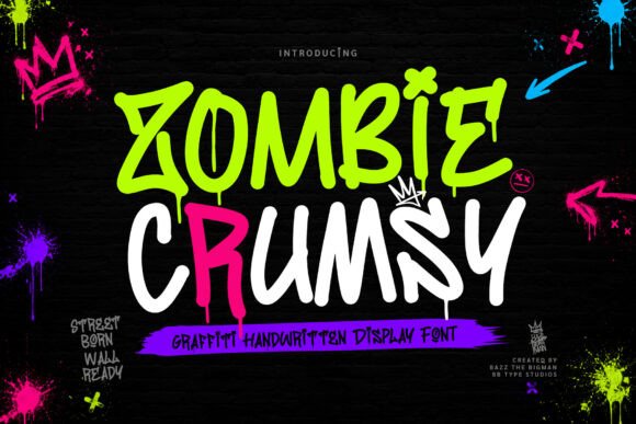 Zombie Crumsy: Unleash Raw Street Energy in Your Designs